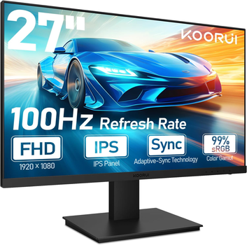 Монитор 27" KOORUI 27N1S Full HD IPS 100 Гц