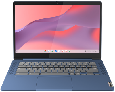 Ноутбук 14" Lenovo IdeaPad Slim 3 Chrome 14M868 MediaTek Kompanio 520 RAM 4GB eMMC 64GB 13год батарея Chrome OS (UKR)