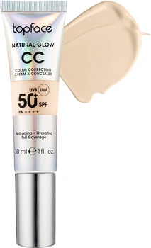 Тональный крем TopFace Natural Glow CC Cream & Concealer SPF 50+ 003 30 мл (PT472 (003))