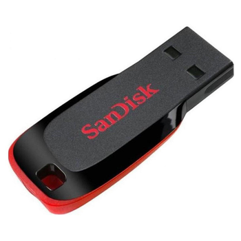 USB Flash SanDisk USB Cruzer Blade 128Gb Black Red