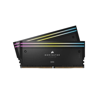 Оперативная память DDR5 96 Gb (6600 MHz) (Kit 48 Gb x 2) Corsair Dominator Titanium RGB (CMP96GX5M2B6600C32)