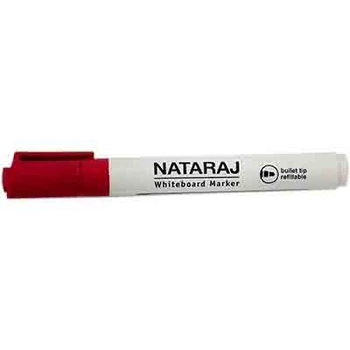Маркер для доски красный круглый Nataraj WHITEBOARD 12 шт в коробке 210 800 013