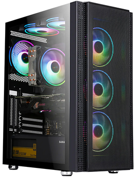 Компьютер ALMATECH QX174 / Ryzen 5 3600 / GT 710 2ГБ / 32ГБ DDR4