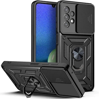 Чохол Fiji Camera Defence для Samsung Galaxy A23 (A235/A236) бампер із захистом камери та підставкою Black