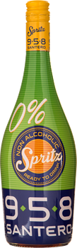 Коктейль винний ігристий Santero Spritz Ready To Drink Non-Acoholic безалкогольний 0.75 л 0% (8004385038070)