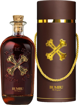 Ром Bumbu Original до 15 років витримки 0.7 л 40% у подарунковій упаковці (0813497006215_C)