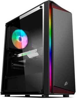 Компьютер Zevs Games Pro 1stPlayer RB-4-1G6-BK Black Ryzen 7 2700X 4.3 ГГц 8 ядер 16 потоков 16GB DDR4 / 512GB SSD / GeForce GTX 1060 6gb 256bit