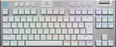 Клавіатура бездротова Logitech G915 TKL X Lightspeed Switch-Tactile Wireless/Bluetooth/USB White (920-012737)