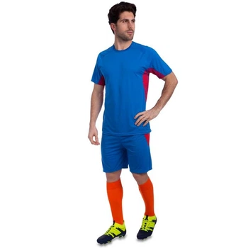 Форма футбольная комплект футболка и шорты SP-Sport Sole CO-1012 XL голубой-красный