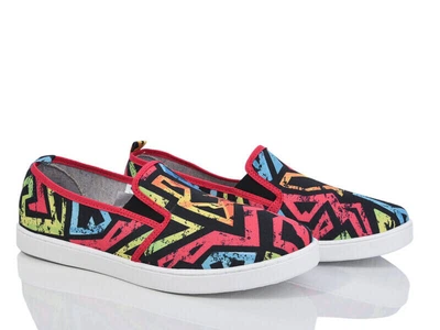 Слипоны женские FLOCC Urban Разноцветные 36 (F01-001/2)