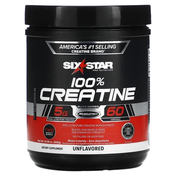 Креатин Six Star 100% Creatine, Unflavored 300 g