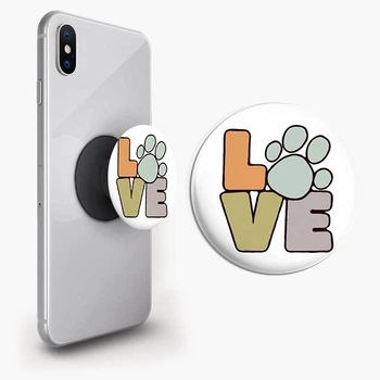 Держатель для телефона PopSockets love Черный