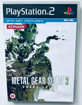 Metal Gear Solid 3 Snake Eater, английская версия - диск для PlayStation 2, Б/У