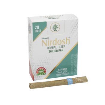 Натуральна добавка Нердош М'ята Ментол Маанс Nirdosh mint menthol Maans 20 шт (00931)