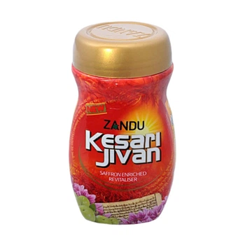 Натуральная добавка с шафраном Zandu Chyawanprash Kesari Jivan занду чаванпраш кесари дживан 500 г (00430)