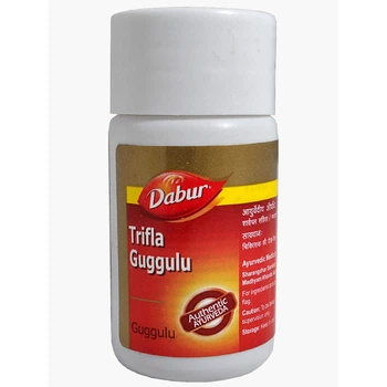 Натуральна добавка Тріфала гуггул Дабур Triphala guggulu Dabur 40 таблеток (00207)