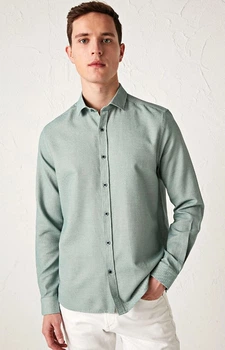 Мужская рубашка LC Waikiki 3XL Светло-зеленая (LCWShirt -8590)