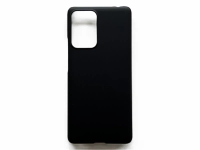 Защитный чехол-панель Black Matte для Poco F5 тонкий, черный, матовый, высококачественный пластик