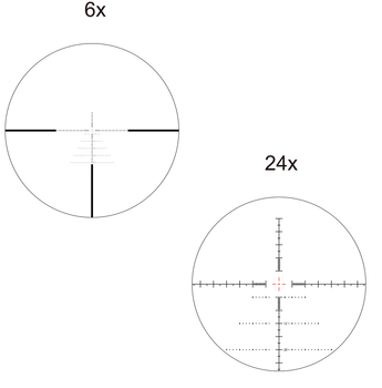 Прицел Vector Optics Sentinel 6-24x50 (30 мм) illum. FFP (SCFF-57)