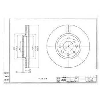 Гальмівний диск Delphi (BG3569)