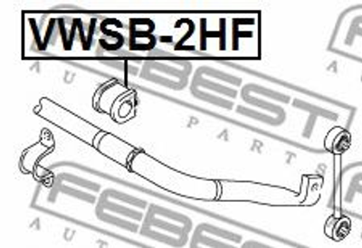 Втулка стабілізатора Febest (VWSB2HF)