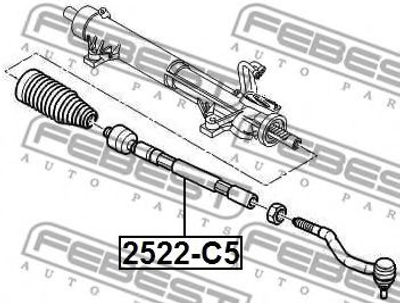 Рульова тяга Febest (2522C5)