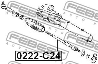 Рулевая тяга Febest (0222C24)