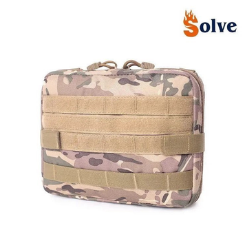 Сумка тактична підсумок Solve 25,5 x 19 x 5,5 см Multicam KT6001146