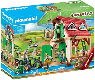 Zestaw figurek Playmobil Country Gospodarstwo rolne z hodowlą małych zwierząt 70887 (4008789708878)