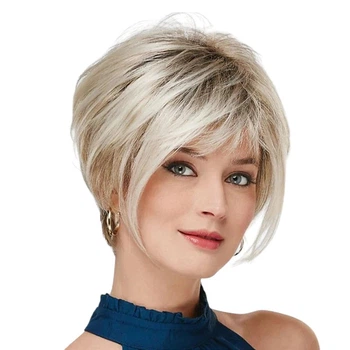 Парик короткий HAIRJOY Пикси Blonde