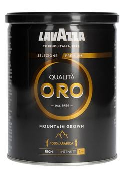 Кава мелена Lavazza Qualita Oro Mountain Grown в металевій банці 250 г (8000070030107)