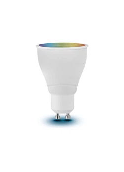 Умная LED лампа GU10 Livarno Home RGBW Zigbee Smart Home 5 Вт 250 Лм лампочка (D1-00337)