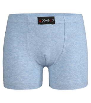 Однотонные трусы боксеры для мальчика - Donella - 7524 - 110-116 см - Светло-голубой