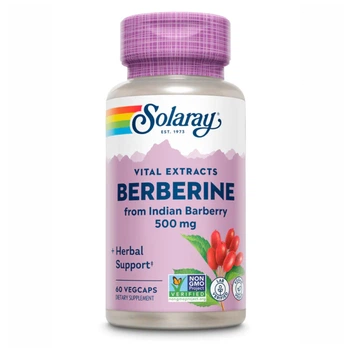 Berberine 500mg - 60 vcaps берберин 500 мг для покращення метаболізму, стабілізації рівня глюкози та зменшення апетиту