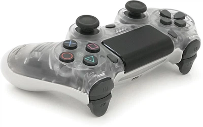 Беспроводной геймпад Brazzers для PS4 Wireless DualShock 4, разъем для наушников, LED light bar, 3.7V, 600mAh, Blister-box Transparent gray (YT35947)