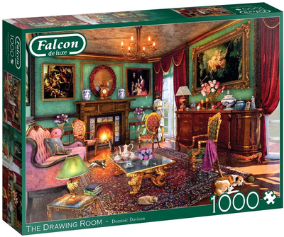 Puzzle Falcon The Drawing Room 68 x 49 cm 1000 elementów (8710126113653)