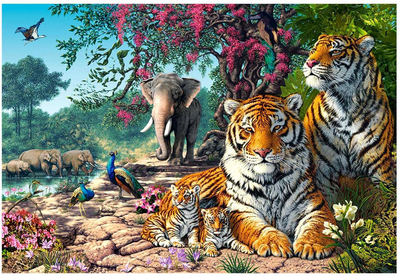 Puzzle Castorland Tiger Sanctuary 68 x 92 cm 3000 elementów (5904438300600)