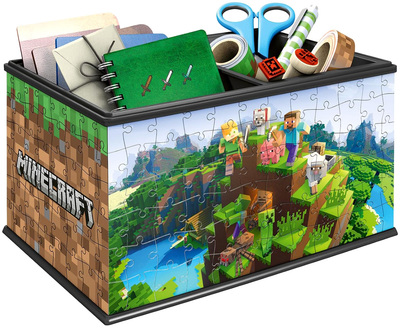 3D Puzzle Ravensburger Szkatułka Minecraft 108 elementów (4005556112869)