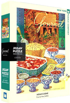 Puzzle New York Company Gourmet Hinduskie jedzenie 68 x 49 cm 1000 elementów (0819844018283)