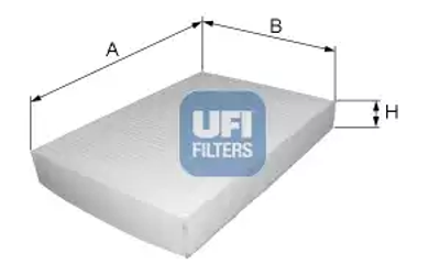 Фильтр, воздух во внутреннем пространстве UFI (5329300)