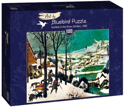 Puzzle Bluebird Myśliwi na śniegu Brurghel 68 x 48 cm 1000 elementów (3663384600296)