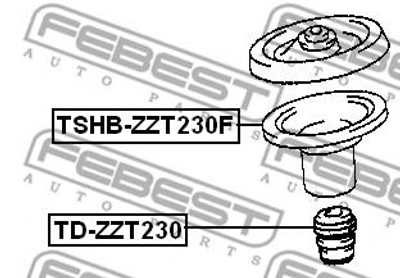 Пильовик амортизатора Febest (TSHBZZT230F)