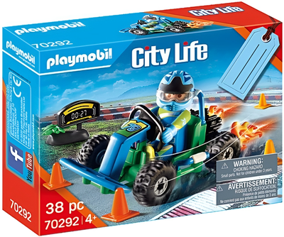 Набір з фігурками Playmobil City Life Подарунковий набір "Го-Карт" 70292 (4008789702920)