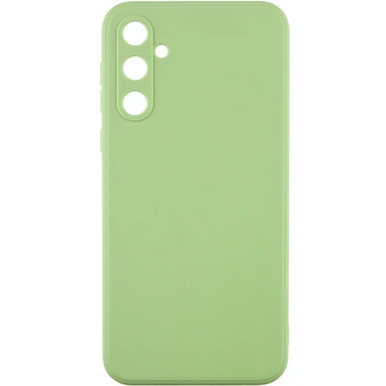 Чехол Fiji Style для Samsung Galaxy A55 5G (A556) силикон бампер с защитой блока камер фисташковый