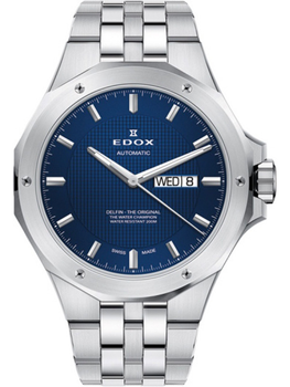 Чоловічі наручні годинники Edox 88005 3M BUIN Delfin 43mm