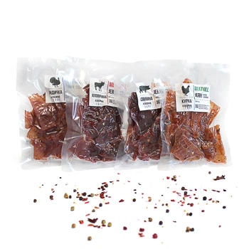 Джерки Meatvill микс 4 в 1 классические вакуум 400г