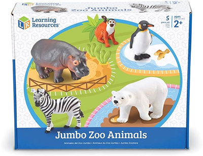 Zestaw figurek Learning Resources Zwierzęta w zoo 5 szt (0765023807882)