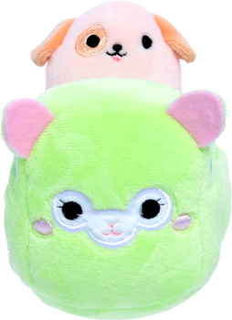 М'яка іграшка Kellytoys Squishmallows Squishville Міні звірятко Дрелла з транспортним 5 см (0191726411482)