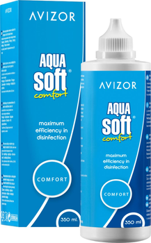 Розчин для контактних лінз багатофункціональний Avizor Aqua Soft Comfort 350 мл