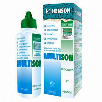 Розчин для контактних лінз багатофункціональний Henson Multison 375 мл